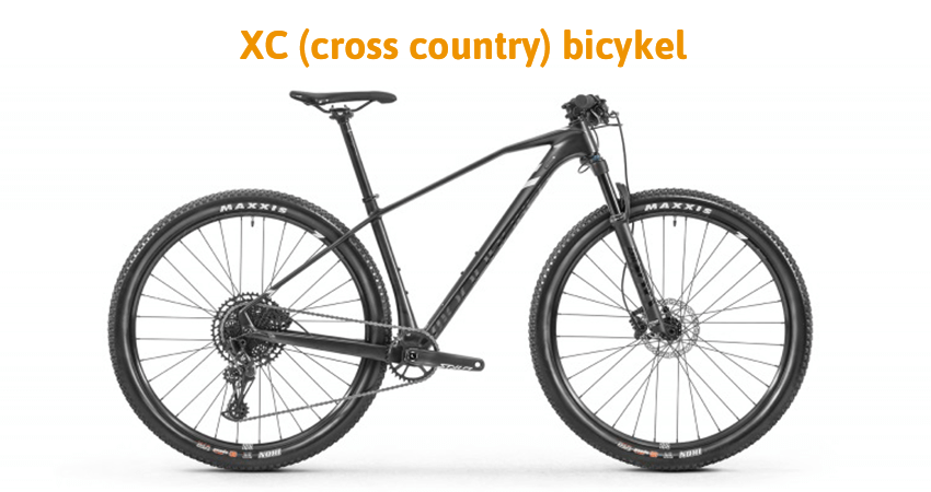 XC cross country bicykel